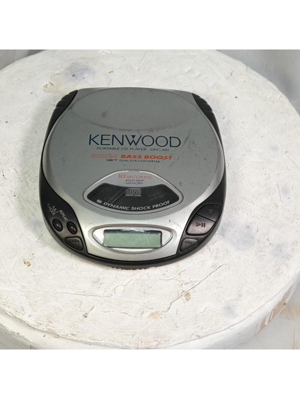 Kenwood DPC-391 Portable CD Player Bass Boost Anti-Skip Walkman Discman Tested